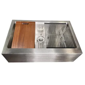 33" Stainless Steel Workstation Farmhouse Kitchen Sink