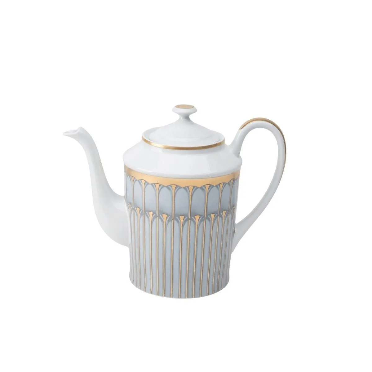 Arcades Grey & Gold Coffee Pot