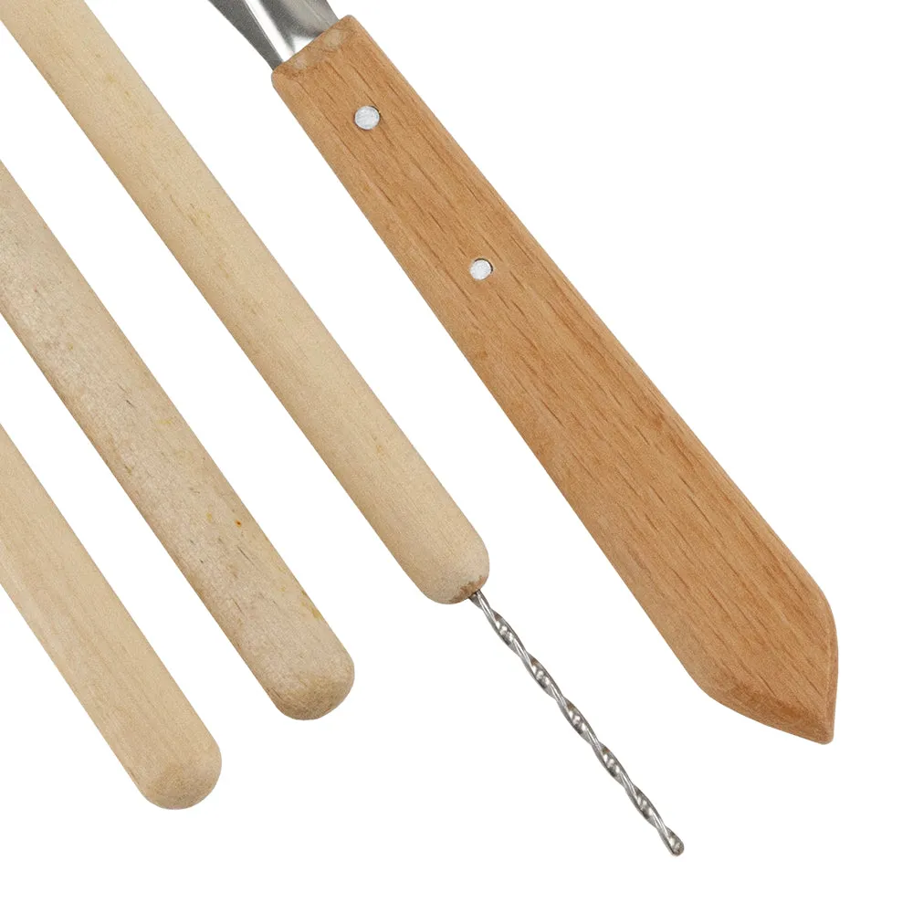 Assorted Clay Tools - Set/4