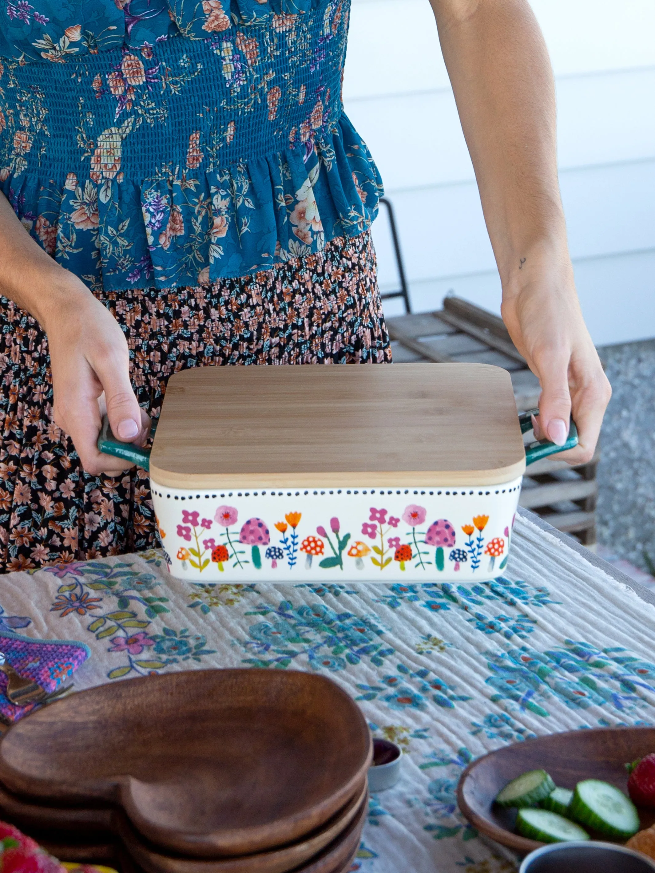 Bake & Take Ceramic Dish - Eat Well