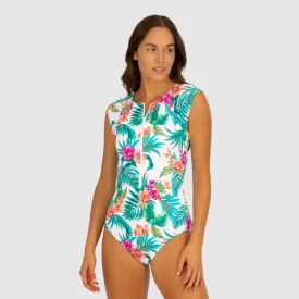 Baku Cap Sleeve Surf Suit - Bermuda