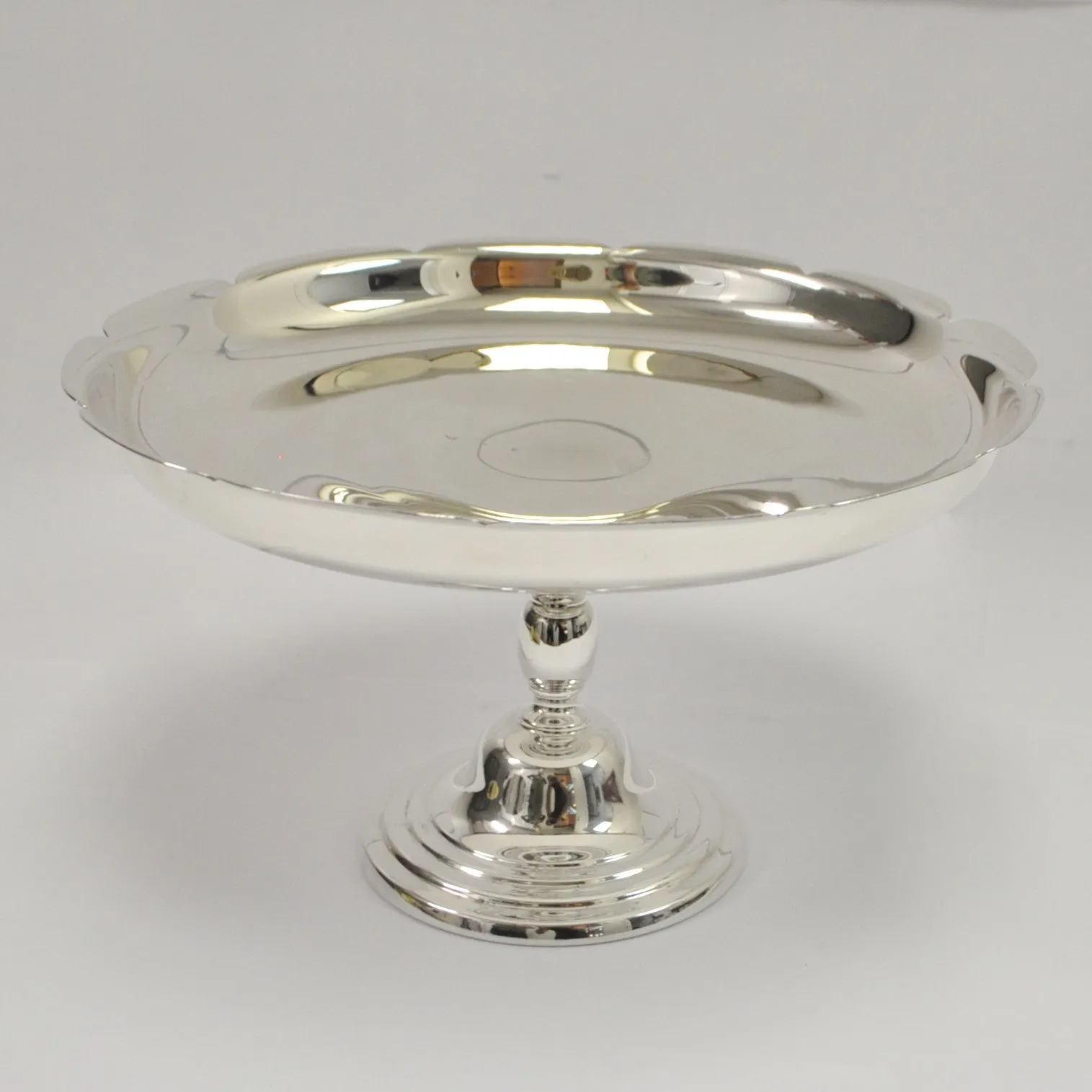 Black Star & Gorham Sterling Pedestal Dish