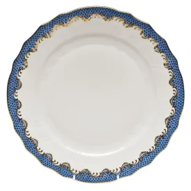 Blue Fish Scale Dinner Plate