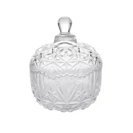 Decorative Glass Jar With Lid