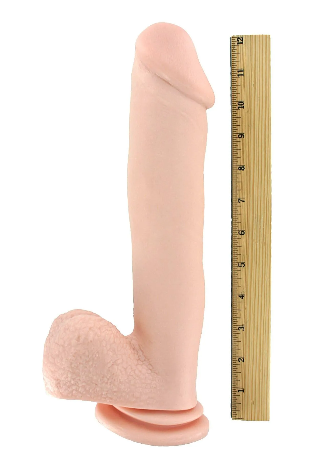 Deep Dicking Derek 12-Inch Realistic Dildo with Strong Suction Cup for Hands-Free Pleasure