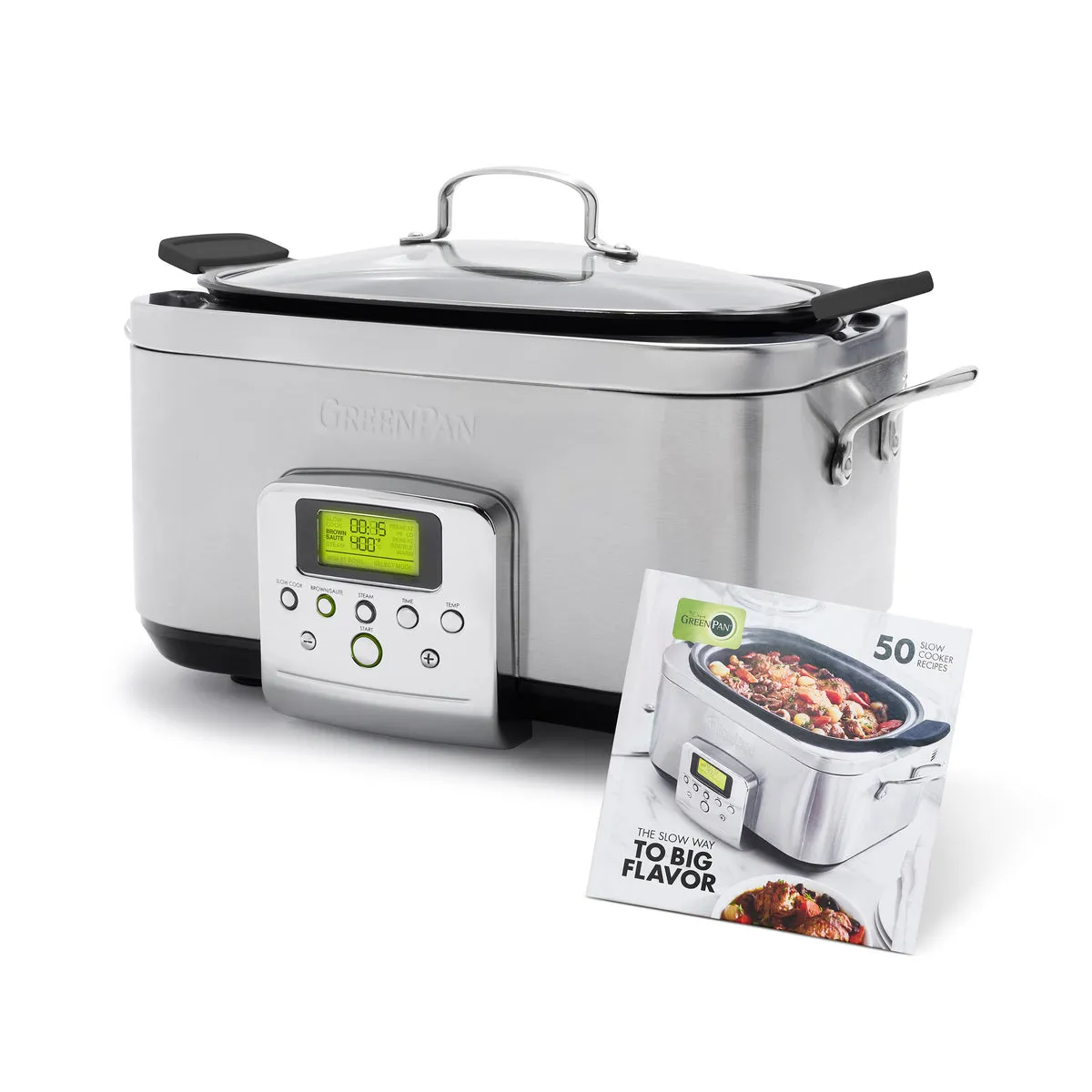 Elite 6-Quart Slow Cooker | Premiere Stainless Steel