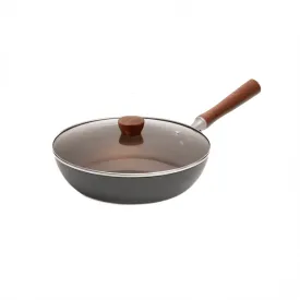 GUIHE DOOROOM Chinese Iron Wok Household Light Refined Iron Pan Quick-Fry Pan