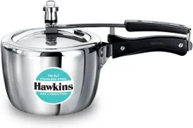 Hawkins 2.5 Liter Triply Stainless Steel Pressure Cooker Inner Lid Cooker