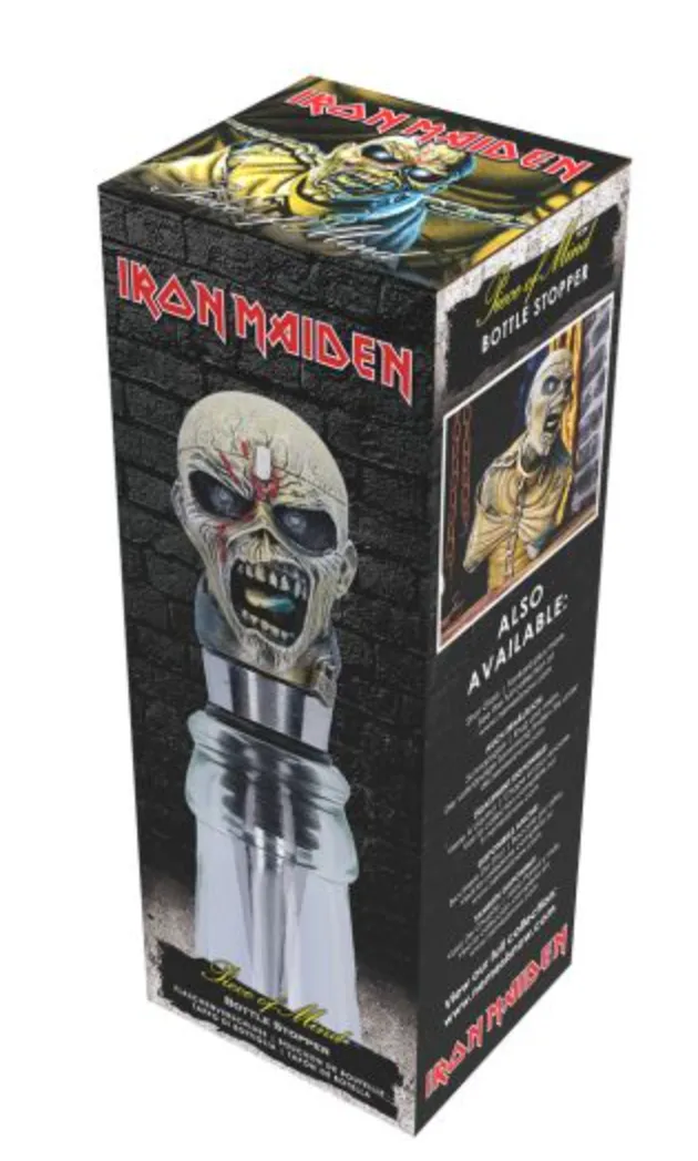 Iron Maiden Piece of Mind Bottle Stopper 10cm