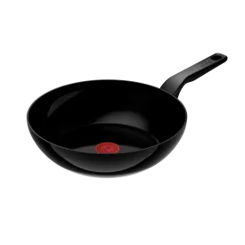 Tefal Renew Black Wok 28cm - C4321923 - Ceramic Non-Stick Coating