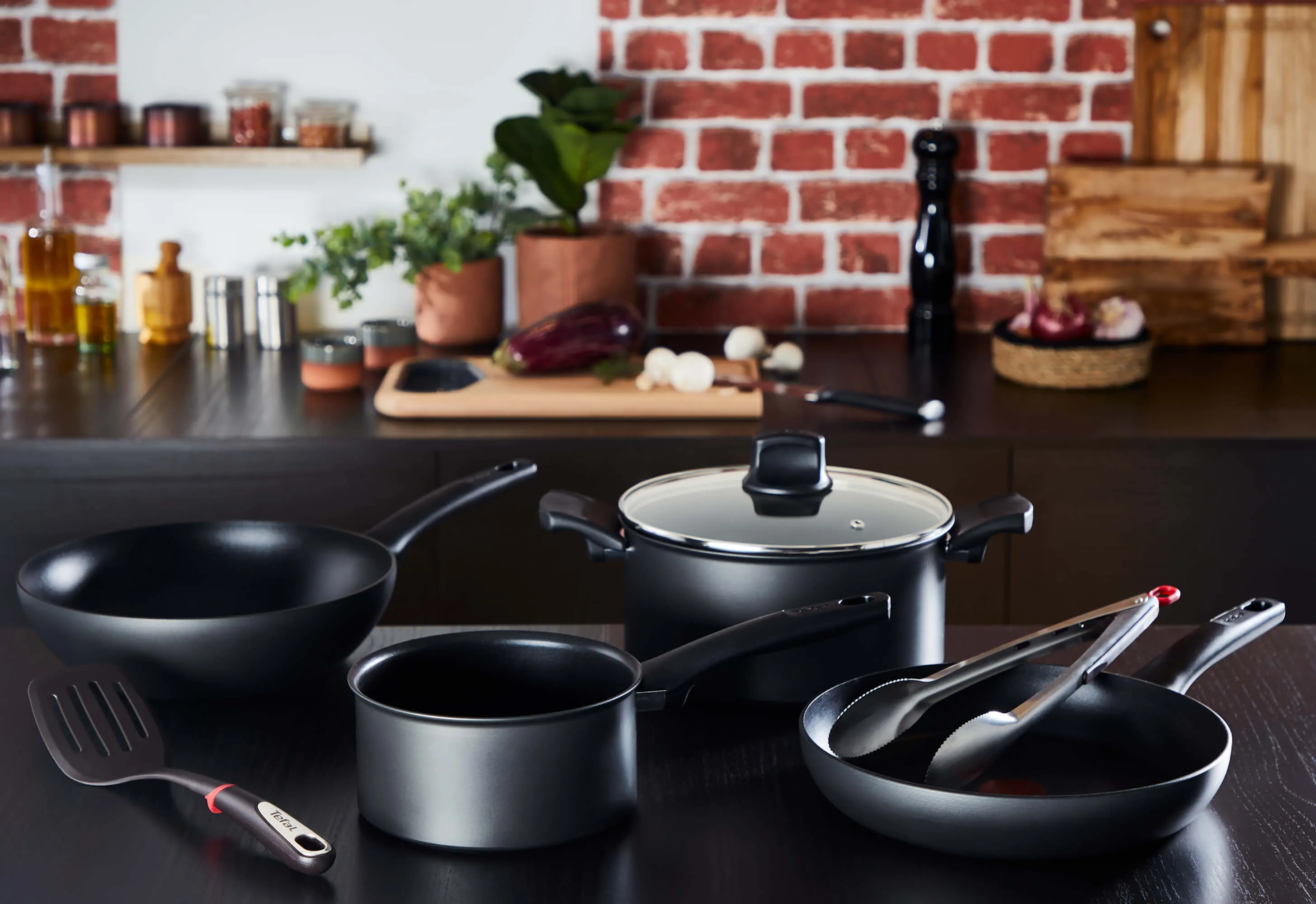 Premium Tefal Ultimate 6pc Cookware Set with Enhanced Non-Stick and Induction Compatibility