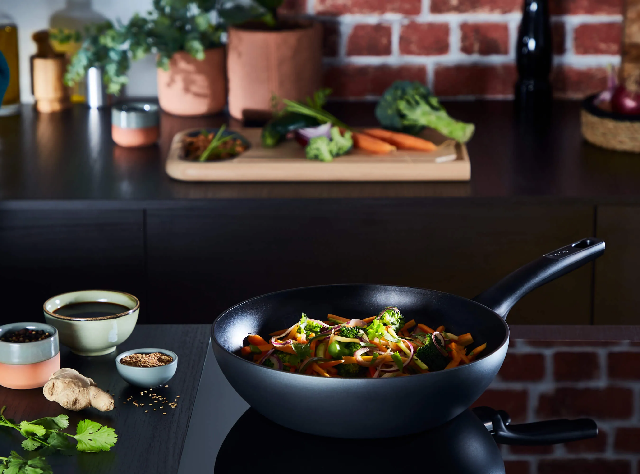 Premium Tefal Ultimate 6pc Cookware Set with Enhanced Non-Stick and Induction Compatibility