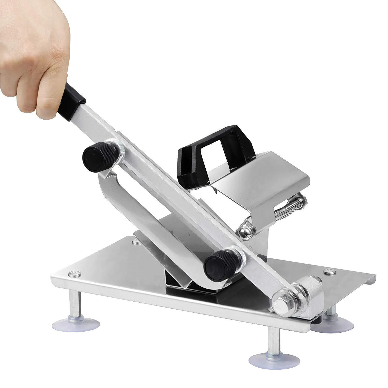 ZENY™ Manual Frozen Meat Slicer, Stainless Steel Meat Cutter Meat Food Slicer for Home Cooking Kit